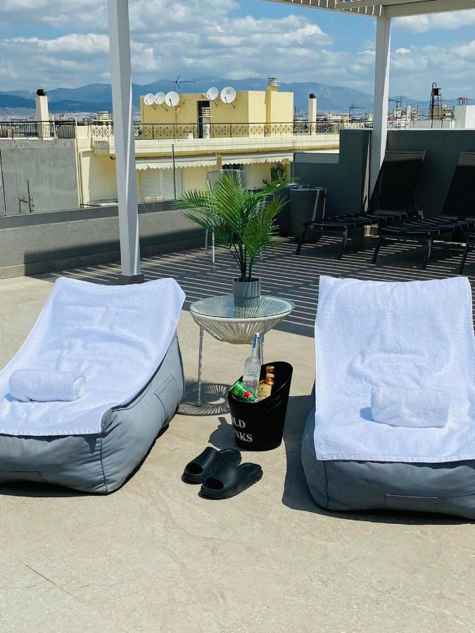 New 2Bd Aprt With Shared Rooftop Pool E2 아테네 외부 사진