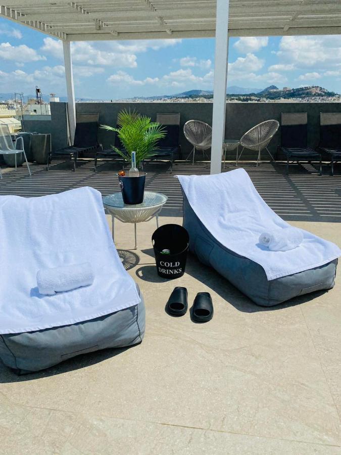 New 2Bd Aprt With Shared Rooftop Pool E2 아테네 외부 사진