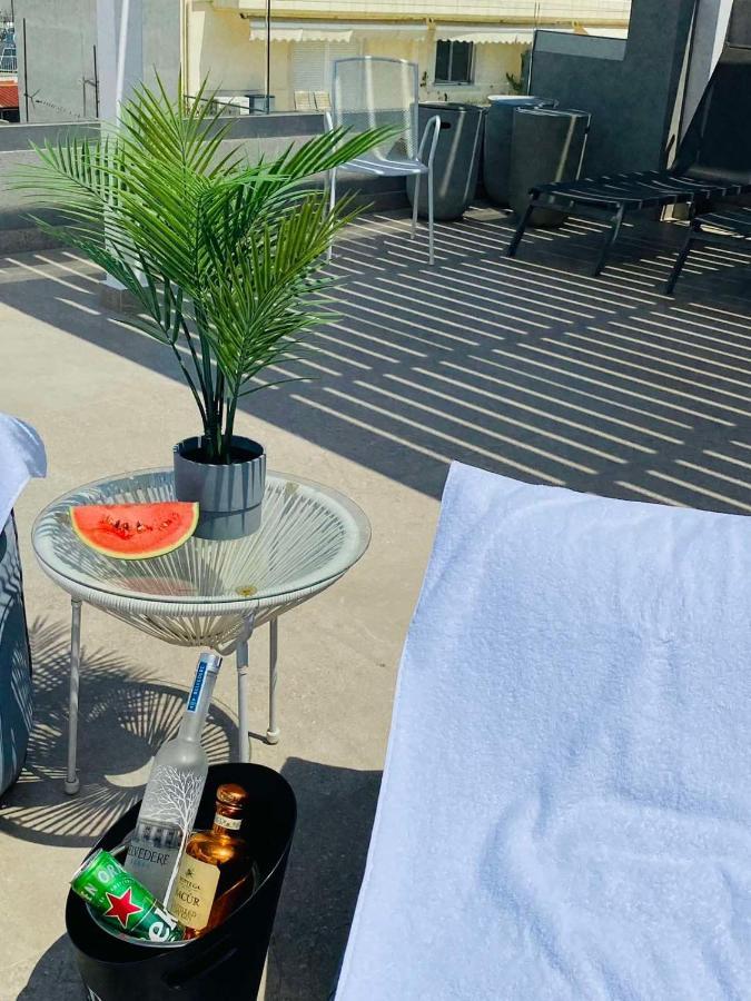New 2Bd Aprt With Shared Rooftop Pool E2 아테네 외부 사진