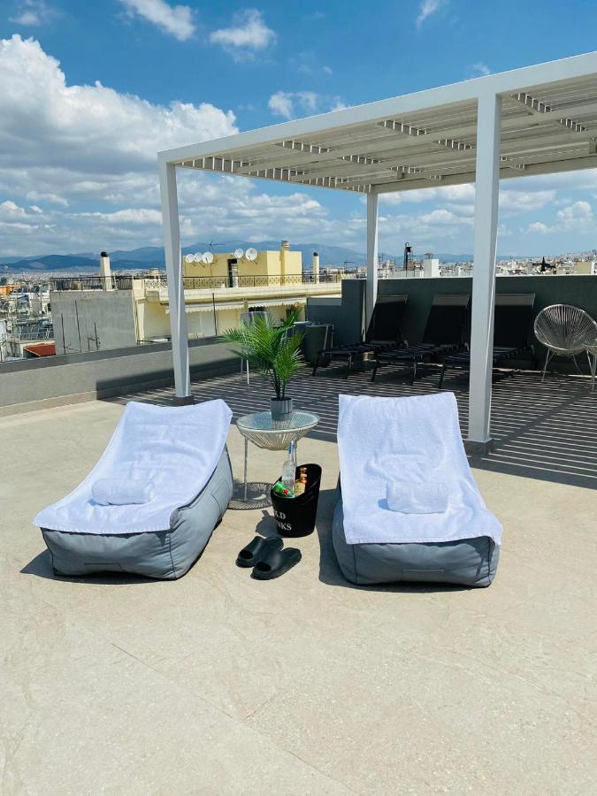 New 2Bd Aprt With Shared Rooftop Pool E2 아테네 외부 사진